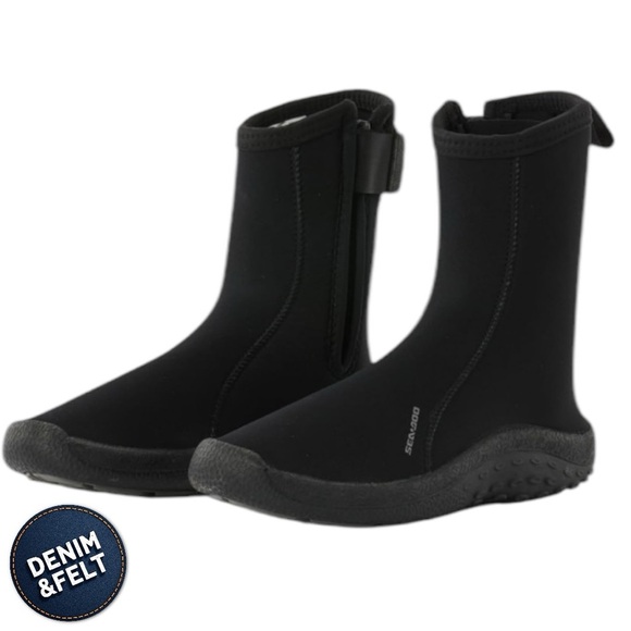 Sea-Doo Unisex Black Neoprene Water Boots | NEW/NIB!!🌊 - Picture 2 of 9